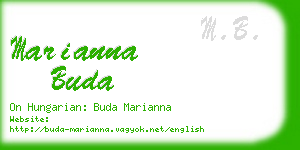 marianna buda business card